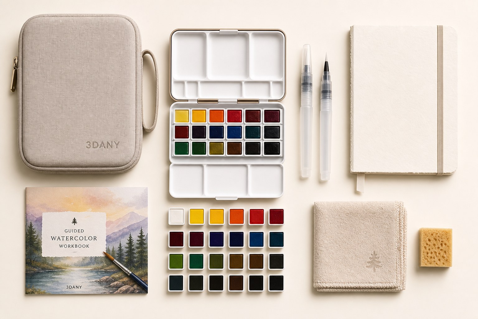 Complete watercolor kit